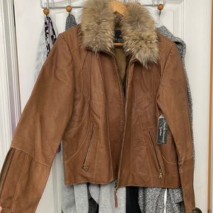 NWT Ana leather jacket